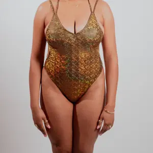 Bohemi Swim Gold One-Piece