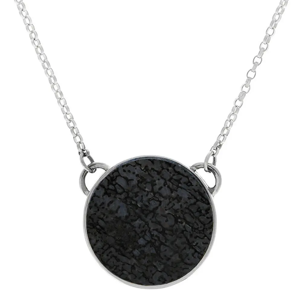 Premium Dinosaur Bone Bezel-Set Necklace