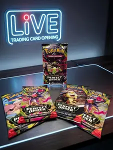 New!!! Perfect Order Mega Evolution packs x5 (Open in LIVE)