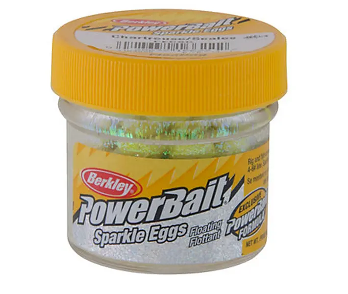 Berkley PowerBait Sparkle Power Eggs Floating Magnum 1 oz. Jar