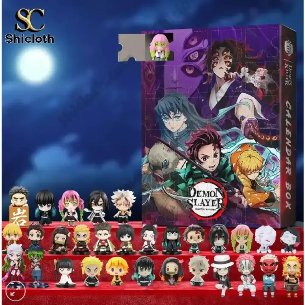 2026 *Demon Slayer: Kimetsu no Yaiba* x *Classic of Mountains and Seas* countdown calendar features a unique design with a 24-day countdown; it makes an ideal Christmas gift and serves as a perfect collectible or decorative piece for the holiday season