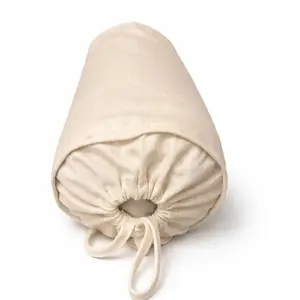 Linen Buckwheat Pillow, Natural Neck Support, Adjustable Fill, Breathable Linen Cover