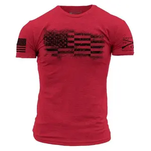 Bar Flag T-Shirt - Red