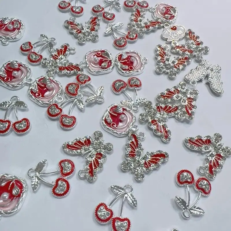 D003 DIY Tarnish-Resistant Alloy Metal Pendants & Copper Charms - Metallic Personalized Jewelry Making Supplies for Christmas, Versatile Bracelet Necklace Earring Craft Accessories