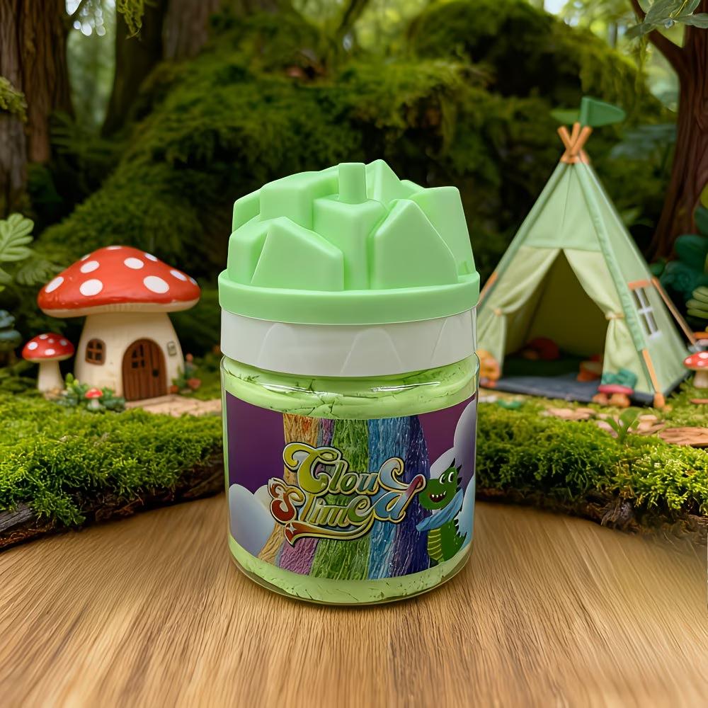 Fluffy Cloud Slime Kit – Ultra Soft & Stretchy Cloud Slime, Non-Sticky Sensory Clay with Storage Container, DIY Relaxing Toy for Children | Perfect Party Supplies, Easter Basket Stuffers, Christmas & Holiday Gifts