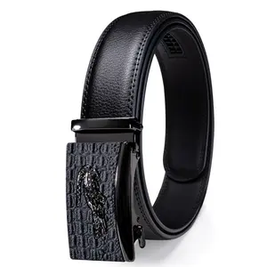 Ailisus Mens Belt Leather Easy Release Ratchet Belt for Business Casual Dress Belt with Adjustable Buckle For Mens Festival Gift SpringStatements