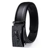 Ailisus Mens Belt Leather Easy Release Ratchet Belt for Business Casual Dress Belt with Adjustable Buckle For Mens Festival Gift