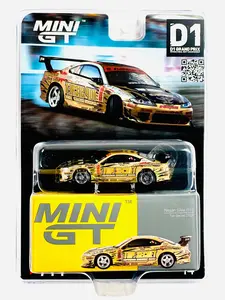 Mini GT Mijo Exclusive Nissan Silvia (S15) Top Secret D1GP Gold #714