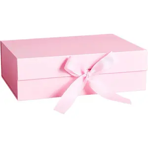 Box for Presents 10.2x7.5x3.1''  Boxes with   Closure Groomsman Bridesmaid Proposal Box for Wedding Birthday Valentine Bridal Showers  Packaging