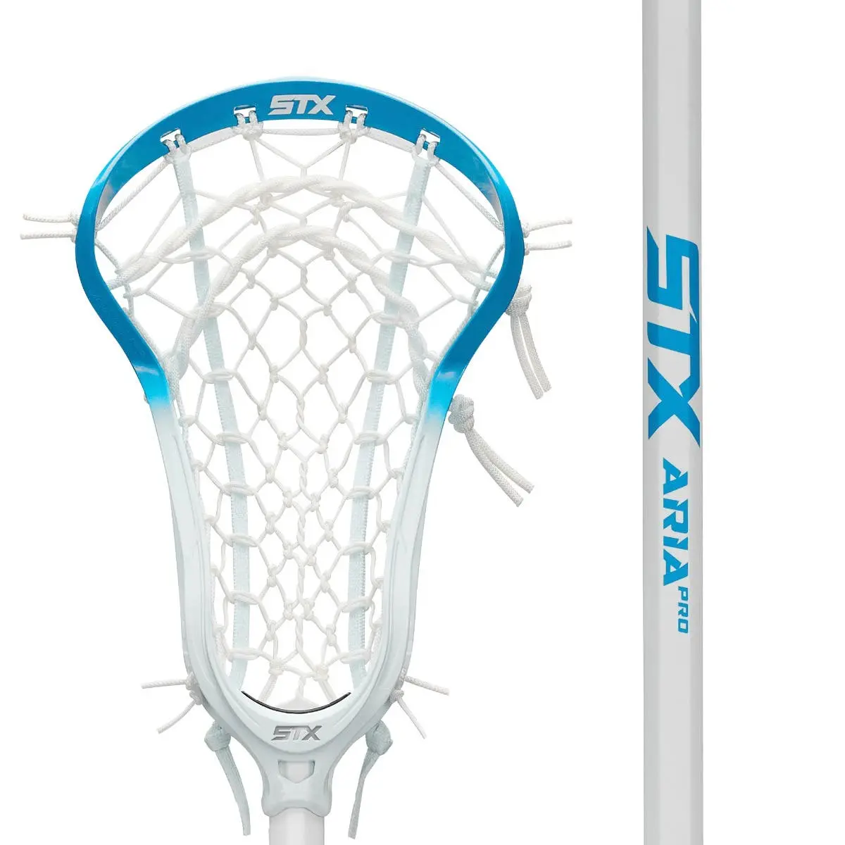 Women's Aria Pro Neon Complete Lacrosse Stick with Adjustable Lock Pocket for Sweet Spot, All-Conditions Handle Grip, and Speed Scoop for Easier Ground Balls