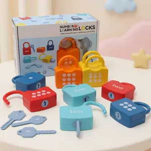 Fun Lock & Key Game Teach Numbers the Hands-On Way with Colorful Locks and Numbered Keys