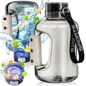 1.5L Portable Hydrogen Water Bottle Generator - 3 Min Ionized Alkaline Water, Antioxidant Rich, Rechargeable Tumbler