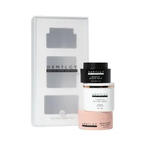 DRMTLGY Treatment Mask Trio Holiday Set - Repair, Brighten & Hydrate