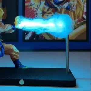 Energy Wave Magnetic Levitation Nightlight, Magic LED Lighting, Premium Dragon Ball Action Figure, Unique Ambient Decor Display for Home