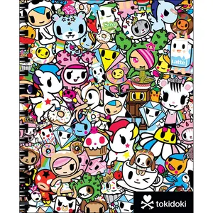 tokidoki Sketchbook with Spiral Hardcover Blank Sketch Book, 9 x 11-Inches