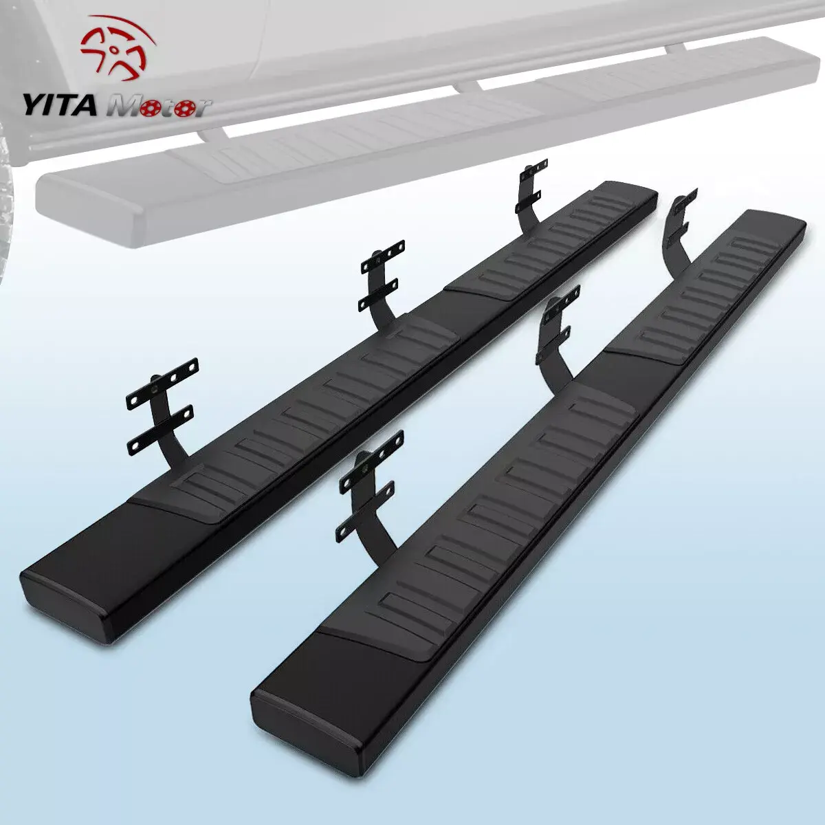 YITAMOTOR 6 inches Running Boards Compatible with 2019-2025 Dodge Ram 1500 Crew Cab Nerf Bars Side Steps New Body Style (Exclude 2019-2025 Classic) Heavy Duty Aluminum Running Boards