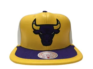 Mitchell & Ness Yellow/Purple NBA Chicago Bulls Day One Snapback