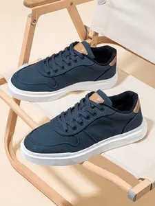 HOBIBEAR Adult Oxford shoes, men's single shoes, spring and autumn lace up flat shoes, trendy youth casual shoes, Sneaker, Footwear