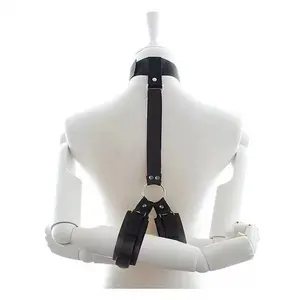 Adjustable Buckle 2-Piece Wrist & Neck Strap Set, Comfortable Lightweight Fashion Accessories for Party & Cosplay Outfits