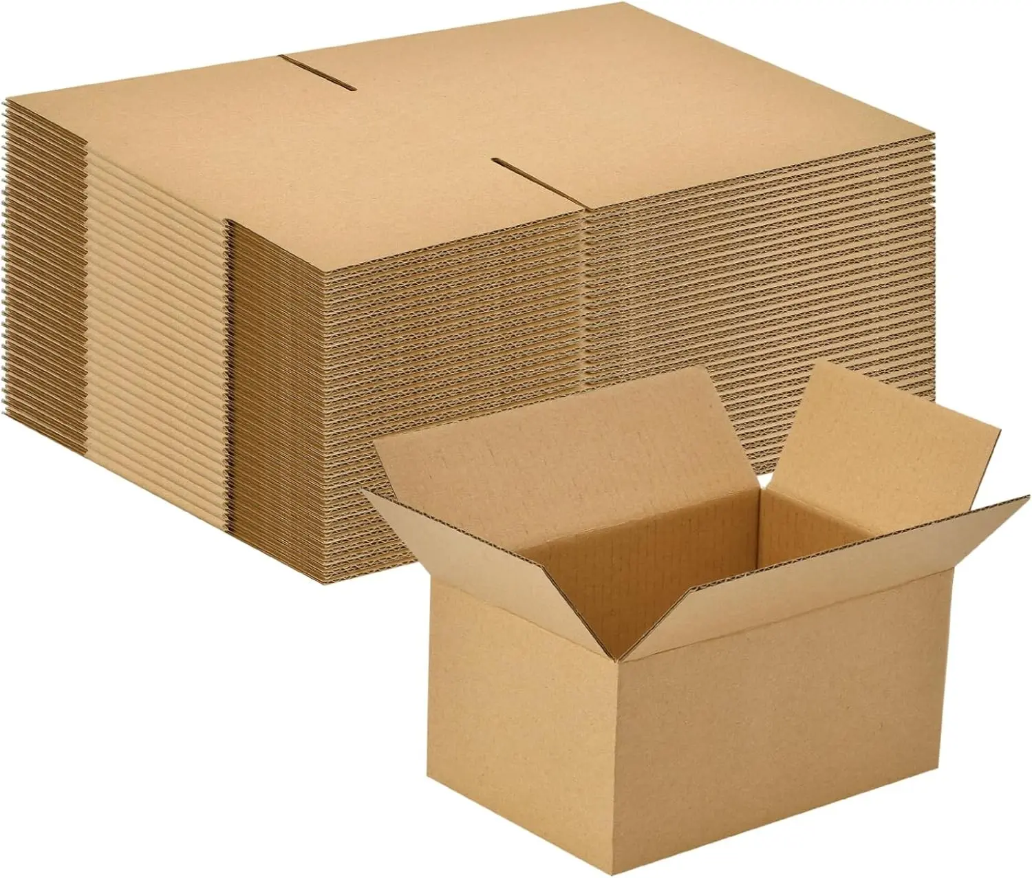 30 Pack 6x4x3 inches Small Shipping Boxes Brown Corrugated Cardboard Boxes for Packing, Mailing, Moving, Business