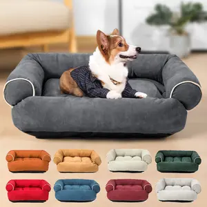 Plush Dog Sofa Bed & Sleeping Cushion — All Sizes