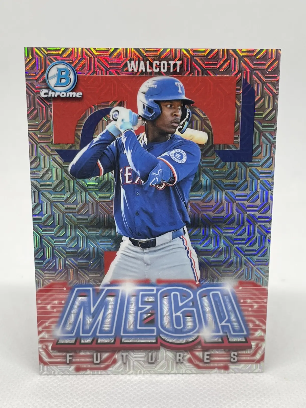2026 Bowman Chrome Mega Futures Mojo SSP Sebastian Walcott  #MF-25 TX RANGERS