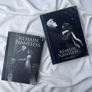 Remain Nameless Hardcover Book Set Vol I & II – Deluxe Dramione Fanfiction Edition, Custom Dust Jacket, Illustrated Collector’s Gift