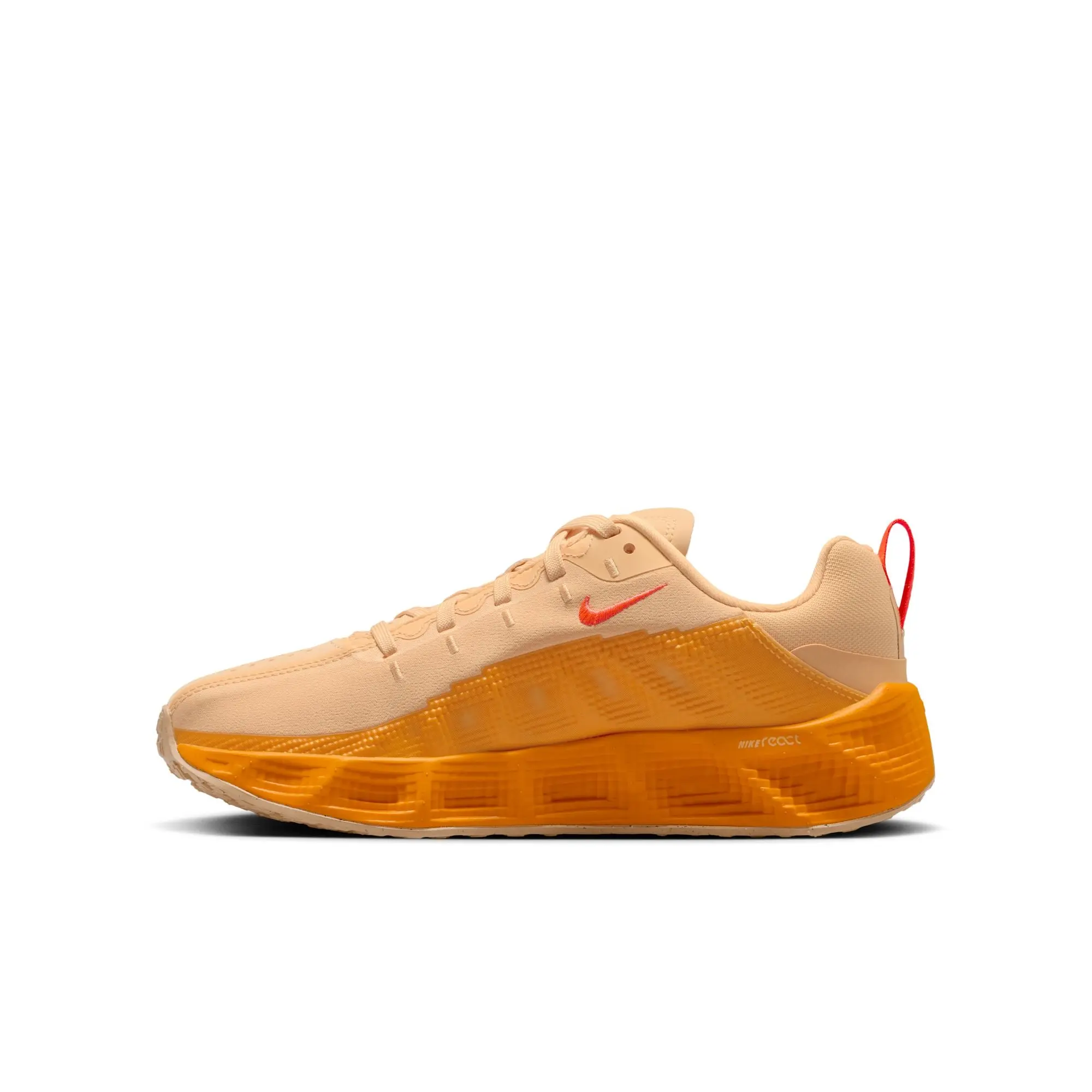 Nike Men's Low Top Ava Rover Classic Round Toe Lace-Up Walking Sneakers - Celestial Gold, Urban Wear All-Season Casual Trainers, Ultralight ReactX Midsole, Breathable Upper, Mudguard Wrap, Pull Tab on Heel (HF6331-200)