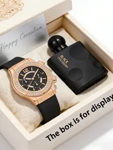 Women's Elegant Quartz Watch, Analog Display, Zinc Alloy Case, Perfect Gift for Valentine's Day & Mother's Day, Daily Wear, Urban Fashion Wristwatch