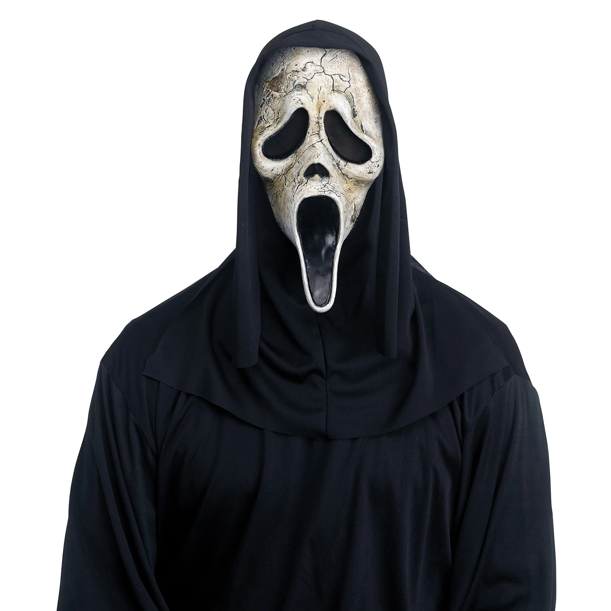 FunWorld Officially Licensed Ghost Face Aged Mask Costume Accessory