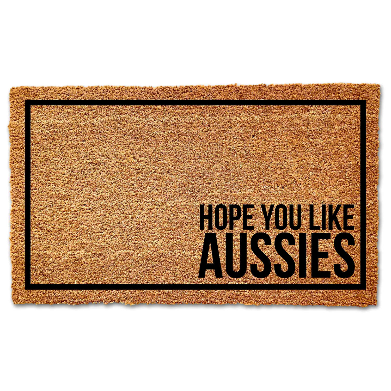 Hope You Like Aussies Doormat, Dog Doormat, Housewarming Gift, Aussie Doormat, Dog Door Mat, Aussie Gift, Australian Shepherd,Dog Lover Gift