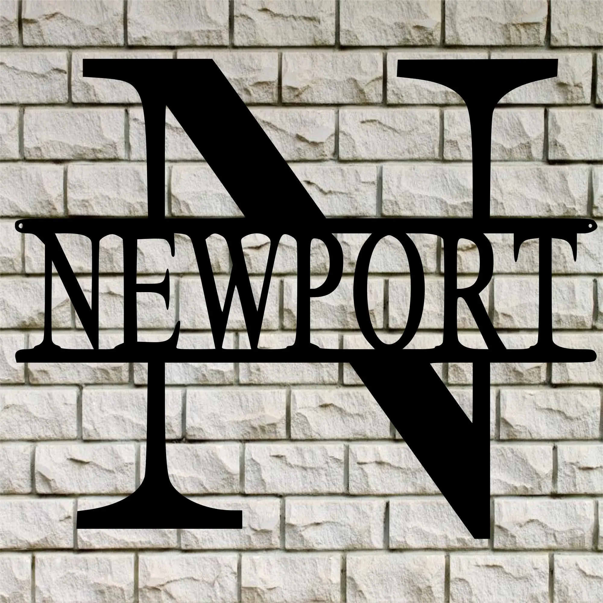 Standard Split Letter Monogram