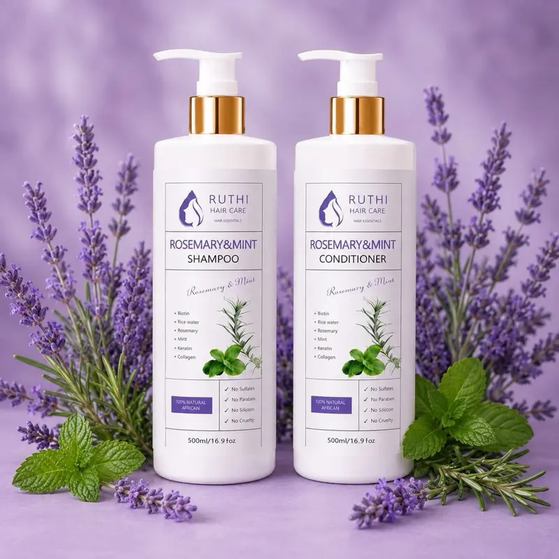 Ruthi Rosemary & Mint Shampoo & Conditioner Set