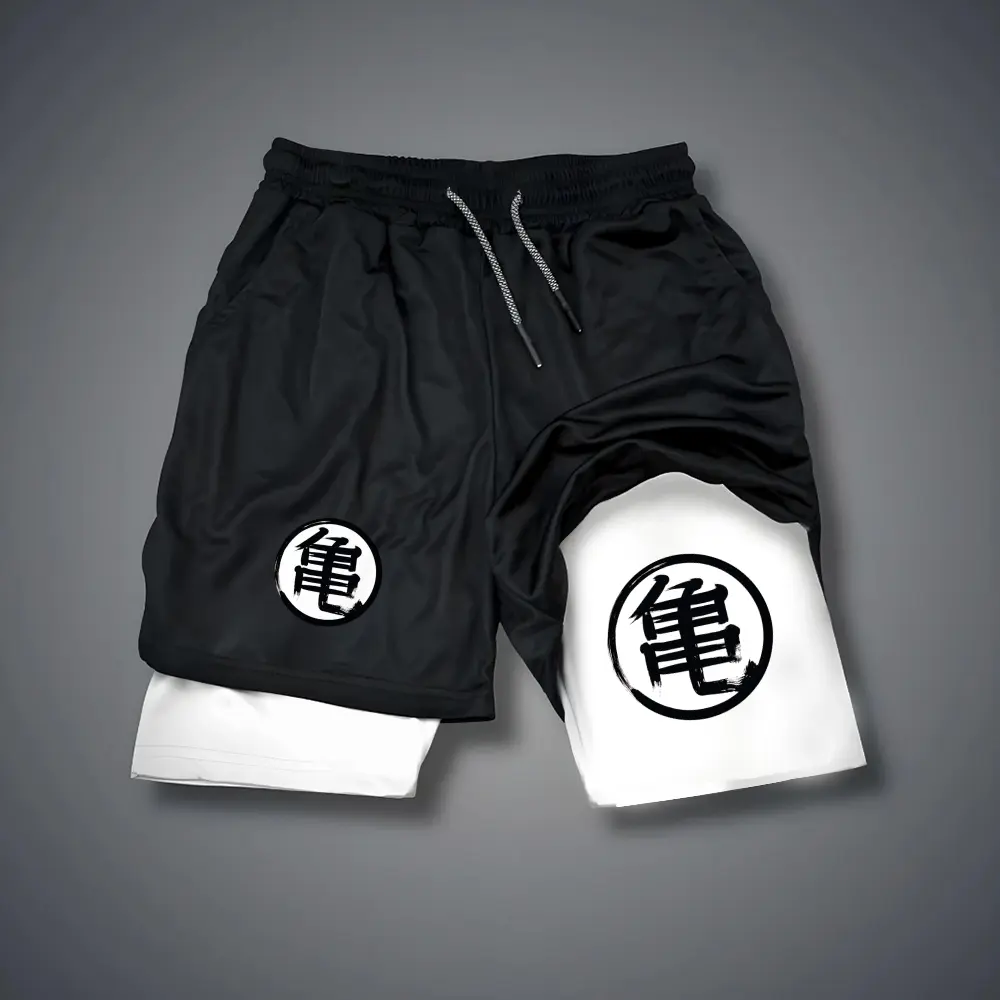 80s 90s summer men shorts for men jorts outfit men graphic shorts Double-layer sports shorts Comfortable short shorts summer