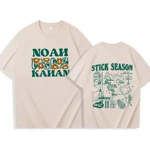 Noah Kahan Shirt Stick Season Tour Tee Noah Kahan Music Shirt Stick Season Album Shirt Fan Gifts O-Neck Short Sleeve Shirts X24