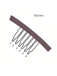 6-Prong Hair Clip for Wigs, Non-Slip Edge Design, 30-Piece Set, Special Accessory for Wig Pieces and Lace Extensions