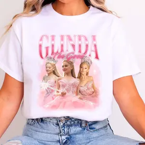 Glinda Wicked Sweatshirt You're Gonna Be Popular Pink Graphic Design with Magical and Festive Accents