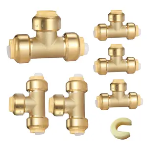 Pro 6-Pack 3/4" Push Fit Tee