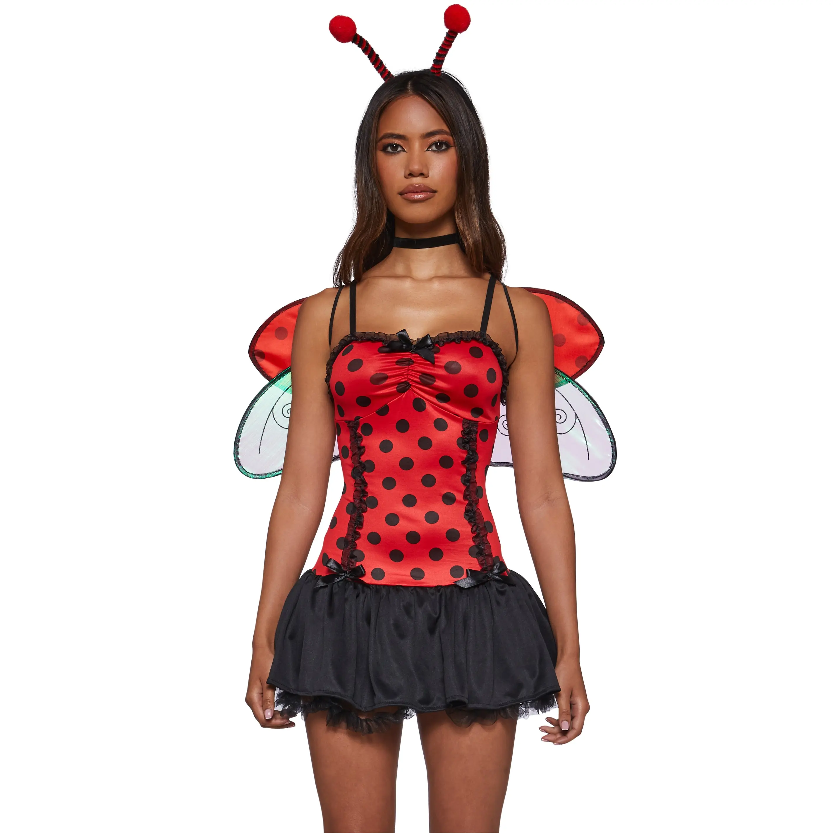 Y2K Ladybug Mini Dress Costume
