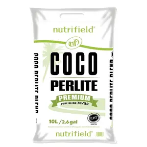 Nutrifield RHP Certified 70/30 Coco Perlite Blend (10L) Hydroponic Substrate 2.6 gal