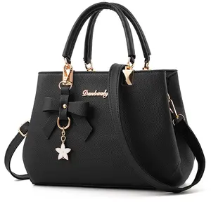 Women's Soft PU Leather Tote Shoulder Bag Lightweight Crossbody Purse for Work Travel and Daily Use Elegant Vegan Handbag with Zipper Large Capacity Casual Shoulder Bag