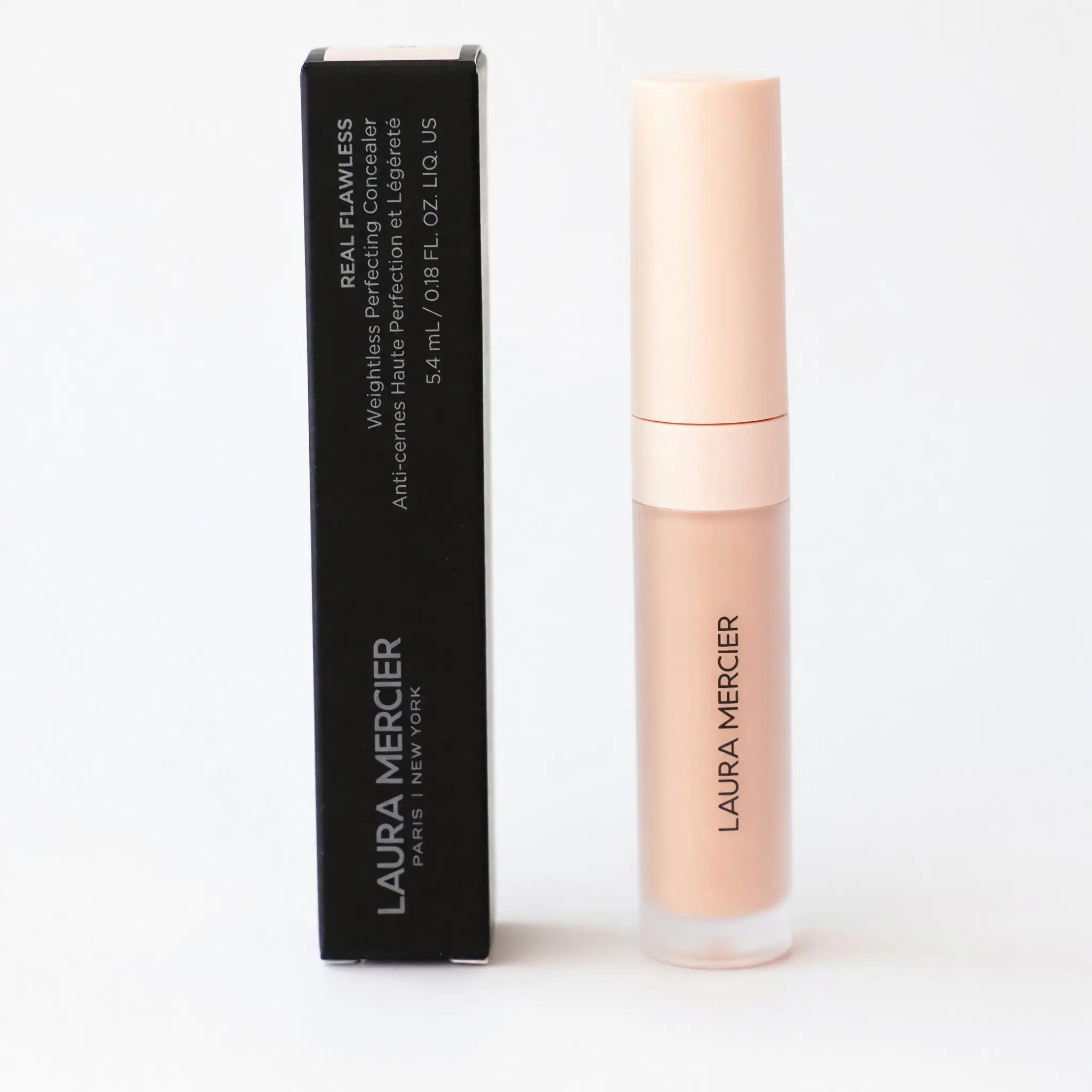Laura Mercier Real Flawless Weightless Perfecting Concealer - 0N1, 0.18oz Cosmetic Makeup for Waterproof Flawless Look