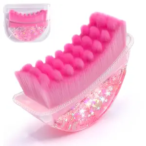 1/2 Pcs Face Contour Lymphatic Massage Brush, Facial Care Tool, Sand Flow Design Handle with Dustproof Case, Perfect Beauty Gift