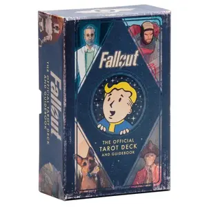 Fallout Official Tarot Card Set with Guidebook - Themed Card Game, Custom Art, Iconic Figures, Suitable for Ages 12+