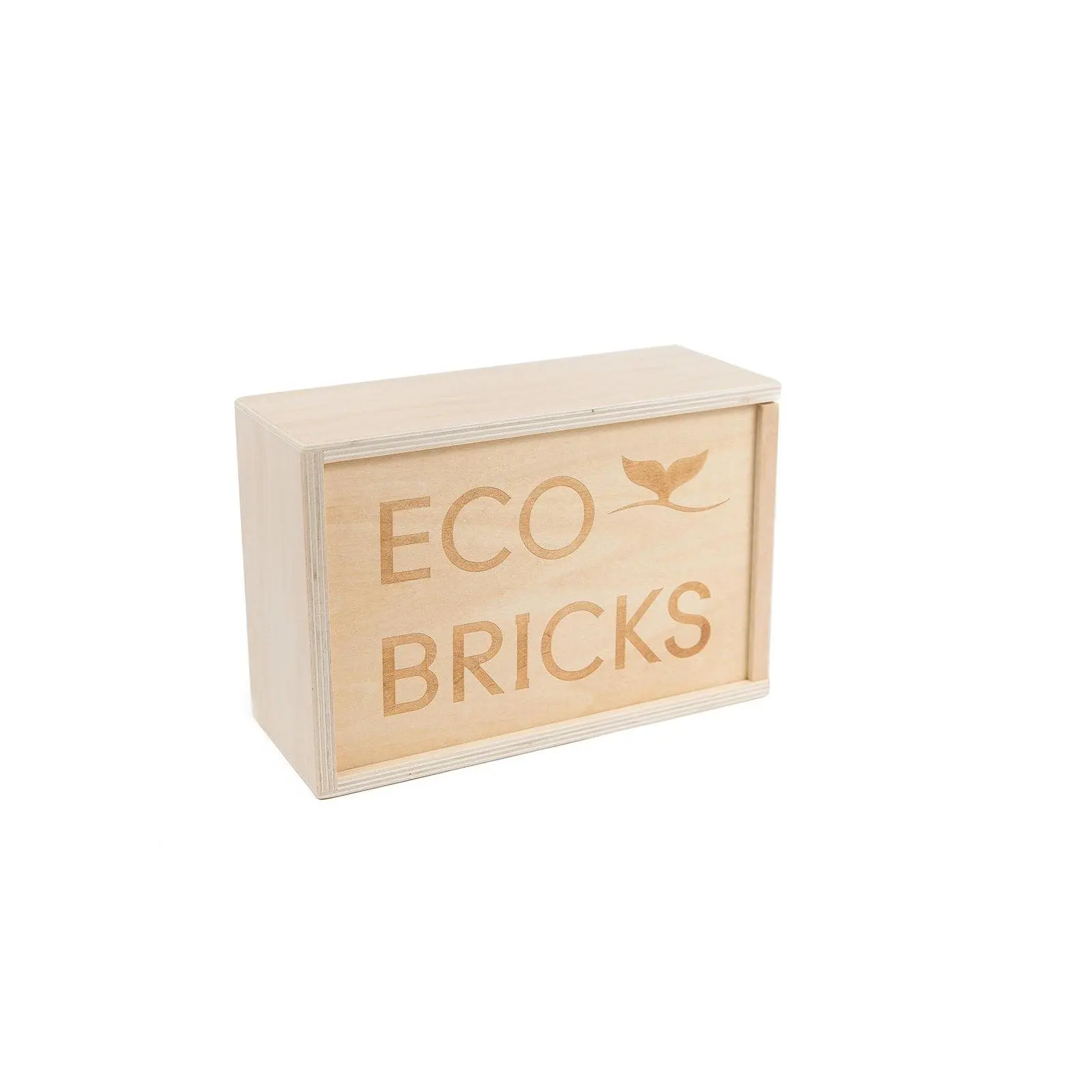 Eco-bricks Classic 100pcs Box Set - Natural Wooden Construction Blocks kids toys