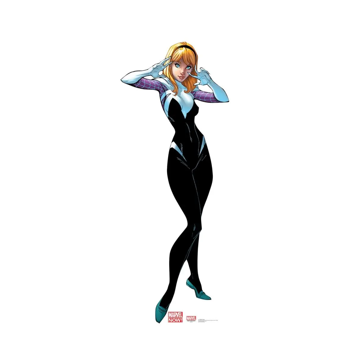 Advanced Graphics 2153 Life-Size Marvel Now Spider-Gwen Cardboard Standup, 70 x 27 in, Home Decor Cardboard Cutout, Home Supplies