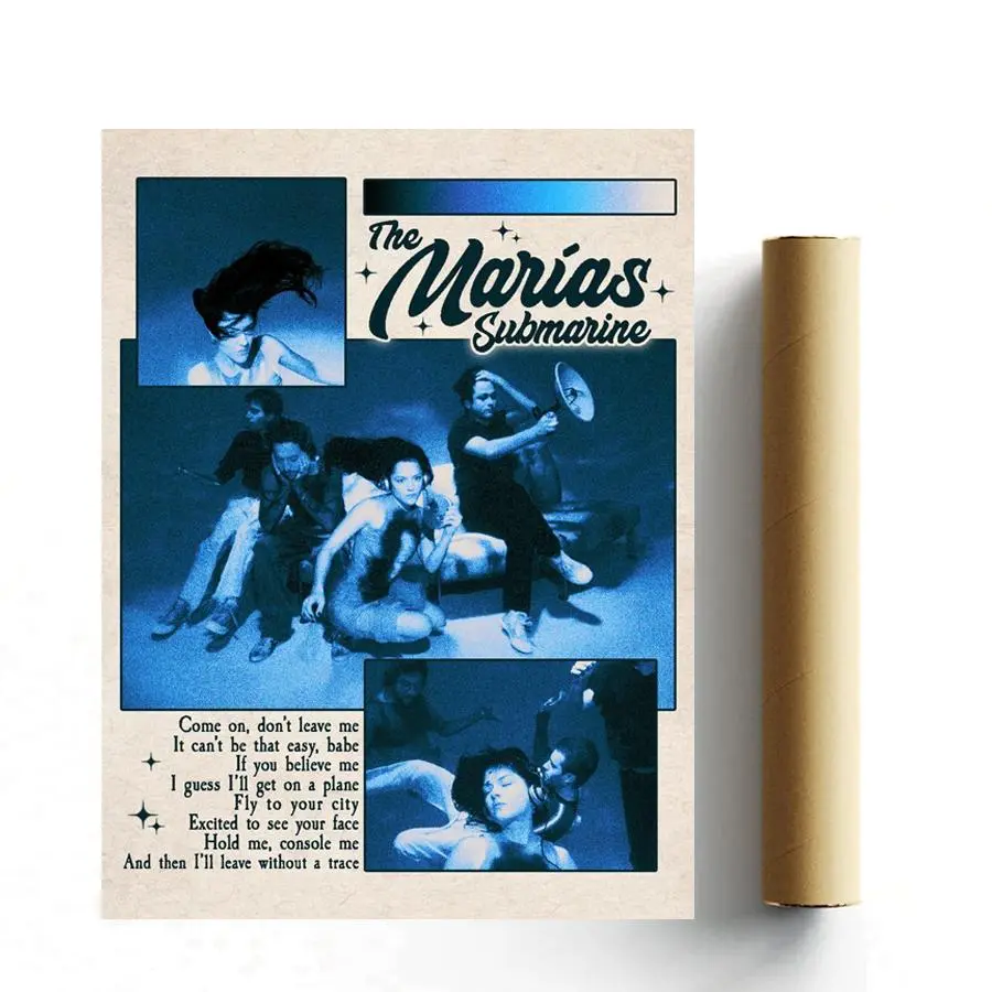 The Marias Submarine Album Poster Room Decor Wall art