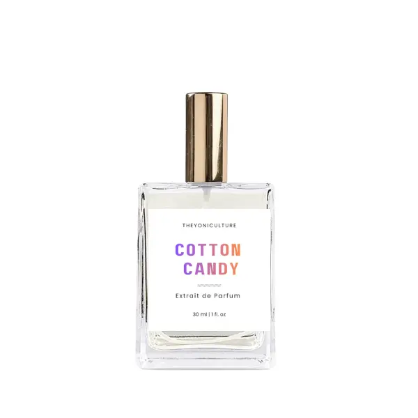 TheYoniCulture Cotton Candy Scented Extrait De Parfum Perfume  -  Whimsical Photo Realistic Pink Cotton Candy.