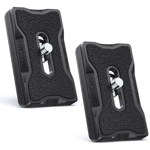 K&F Concept Aluminium Camera Tripod Quick Release Mounting Plate 2-Pack, Camera Equipment Accessory for Photography Devices