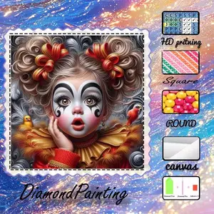 DIY 5D velvet cloth diamond painting kit, AB diamonds, fairy dust diamonds, crystal diamonds for girls, curly hair, bird diamond embroidery, special craft diamond art kit, wall decoration, gift for family, loved ones, and friends, Handmade Gifts